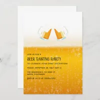 Beer Tasting Party Photo Invitation