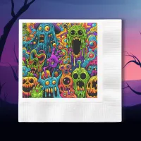 Halloween Party | Zombie and Monsters Napkins