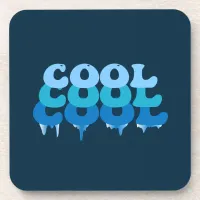 Cool Melting Ice, Funny Beverage Coaster