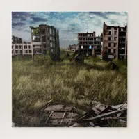 Abandoned | Urban Post Apocalyptic Buildings Jigsaw Puzzle