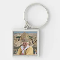 Pope Benedict XVI with the Vatican City Keychain