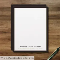 Classic Professional Letterhead