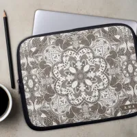 Woodland Squirrels Mandala Laptop Sleeve