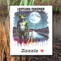 The Loveland Frogman | Ohio Cryptid Sticker