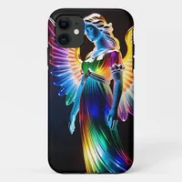 Multi-colored glass Angel iPhone 11 Case