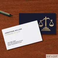 Modern Minimalist Lawyer Business Card