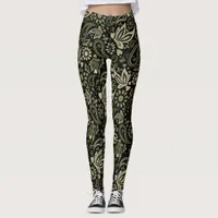 Scandinavian Boho Ethnic Pattern Leggings