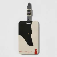 the Heartless Wolf and the Little Red Riding Hood Luggage Tag