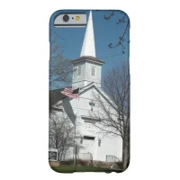 Church and American Flag I Phone Case