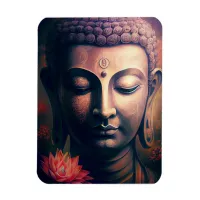 Portrait of Gautam Buddha Art Poster Magnet