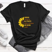 Ginsburg Ruth Bader RGB Sunflower Equality  T-Shirt