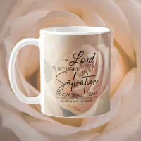 Encouragement Bible Verse Psalm 27:1 Mug