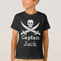 Personalized Pirate Captain T-Shirt