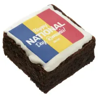 Romania Independence Day Romanian National Flag Brownie