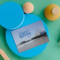 Happy Birthday Santa Monica Pier Card