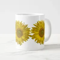 Yellow Sunflower  Large Coffee Mug