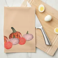 Kitchen Towel - Pumpkin Border