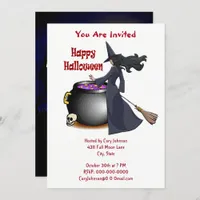 Good Looking Witch and the Cauldron Invitation