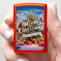 Glimmering Christmas Magic  Zippo Lighter