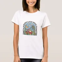 Santa Riding Loch Ness Monster T-Shirt