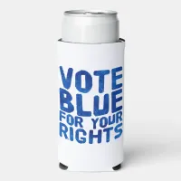 Vote Blue  Seltzer Can Cooler