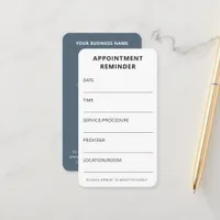 Professional Modern Minimalist Medical Care Doctor Appointment Card