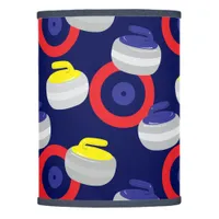 Curling Stones and Targets Colorful Sports Lamp Shade