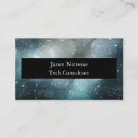Black and Blue Abstract Business Cards