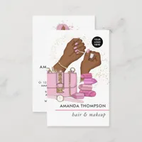 Chic Pink Beauty Fashion Business Card