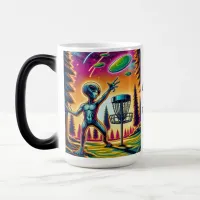 Catch the Breeze | Alien Disc Golf Magic Mug