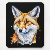 Pretty Watercolor Fox | Animal Lovers Mouse Pad