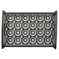 Serving Tray - Star Quilt Pattern