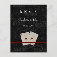 Vegas Wedding rsvp card