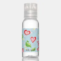 Fun Colorful Hearts and Flowers Hand Sanitizer