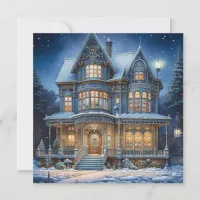 Happy Holidays Christmas House Personalized