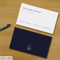 Modern Minimalist Attorney at Law Business Card