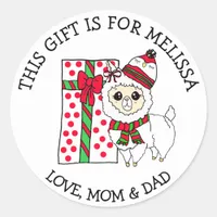 A Gift For Personalized Gift Tags