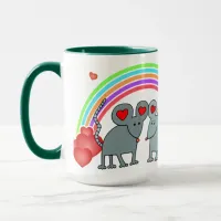 Mice in Love Valentines Mug