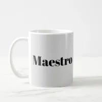 Maestro Conductor Pianist Musician Music Themed Coffee Mug