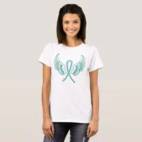 MG Angel Wings  Awareness Ribbon Shirt