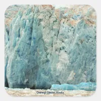 Chenega Glacier, Alaska Square Sticker