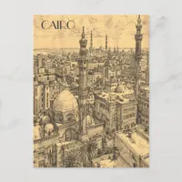 Cairo Egypt Travel Postcard