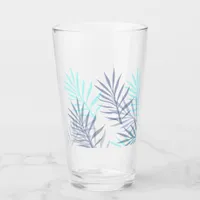 Coastal Tropical botanical leaf Glass