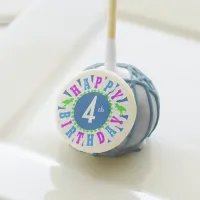 Children's Happy Birthday Circle of Stars ID527 Cake Pops