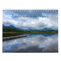 Landscapes in the Allgaeu, Bavaria, Germany Calendar