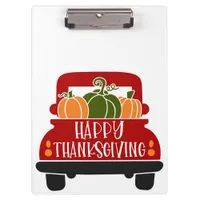 Thanksgiving Truck Clipboard