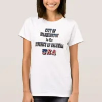 City of Washington in the District of Columbia USA T-Shirt