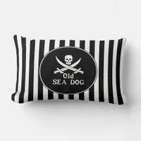 Old Sea Dog Throw Pillow