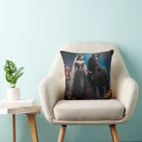 Wildlife & Nature Wrapping Paper Throw Pillow