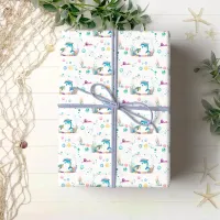 Undersea Whimsy "Wild One"  Wrapping Paper